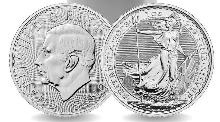 Storbritannia Tube a` 25 Stk Britannia 2023 1 Oz 999 Sølv UNC