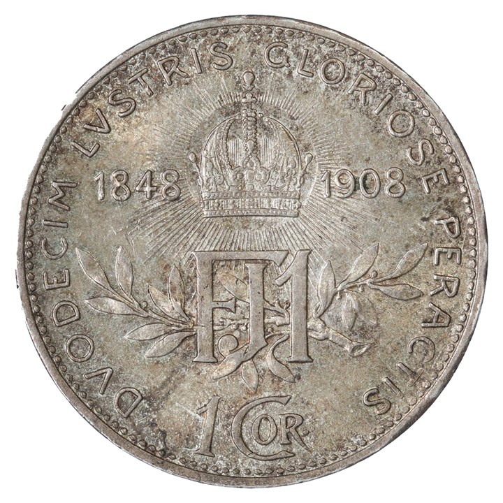 Austria 1 Corona 1908 Commemorative UNC