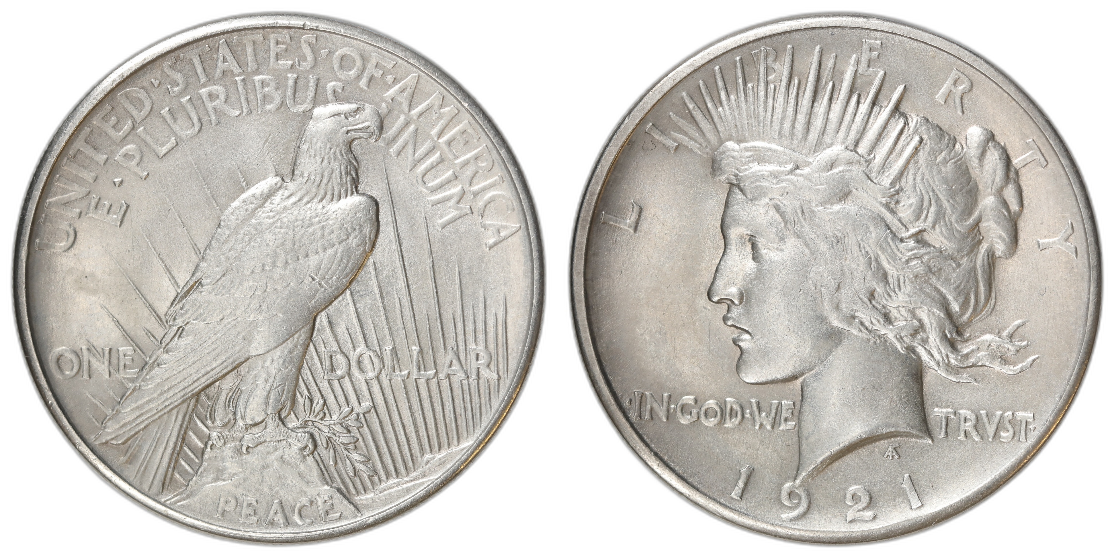 USA Peace Dollar 1921 Kv AU
