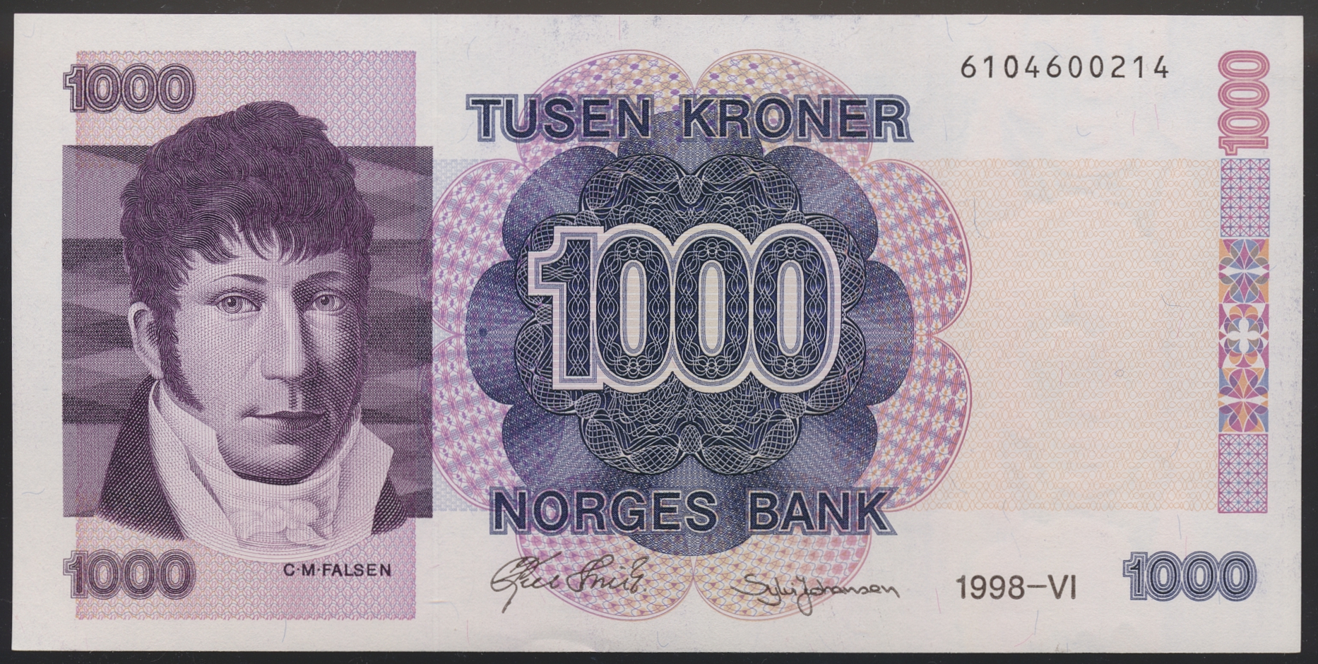 1000 Kroner 1998 Kv 01