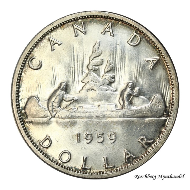 Canada Dollar 1959 Kv 0/01