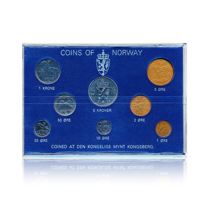 Myntsett 1968 Hardplast