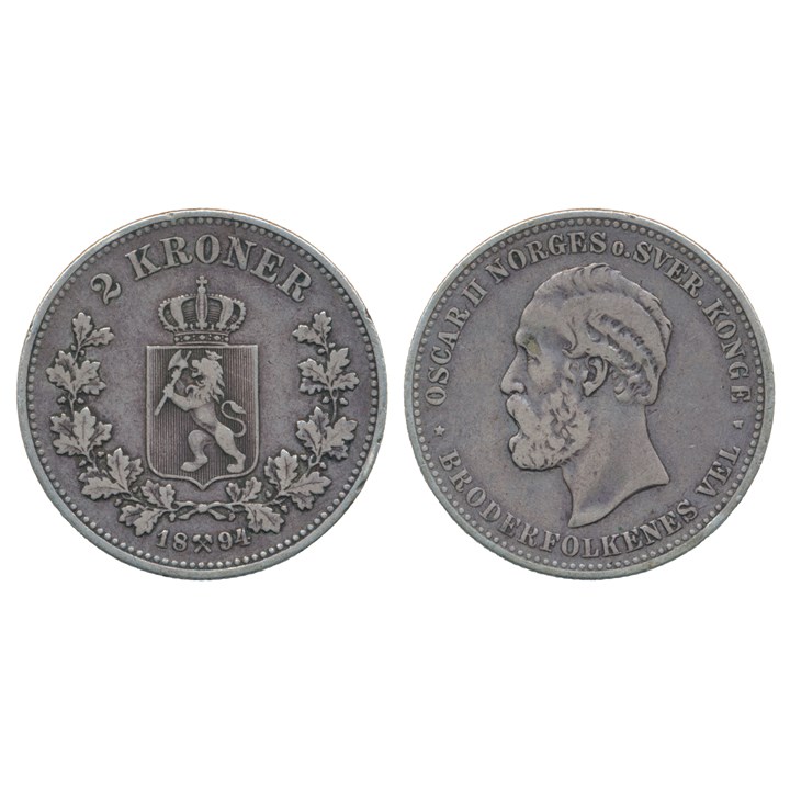 2 Kroner 1894 Kv 1
