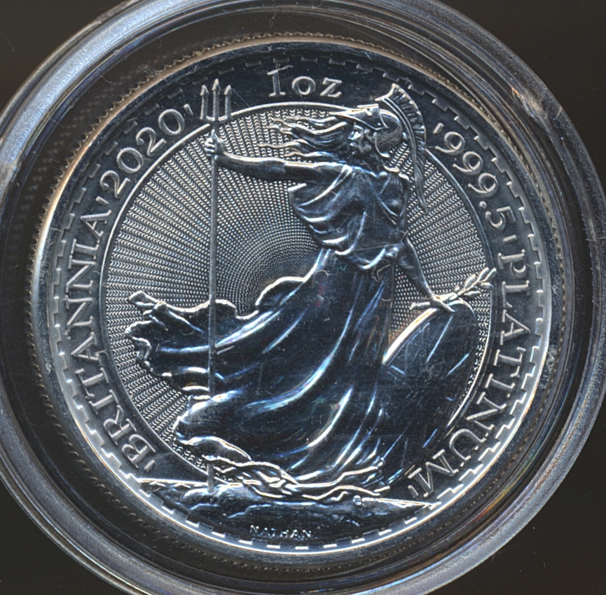 Storbritannia Britannia 2020 1 Oz Platinum UNC