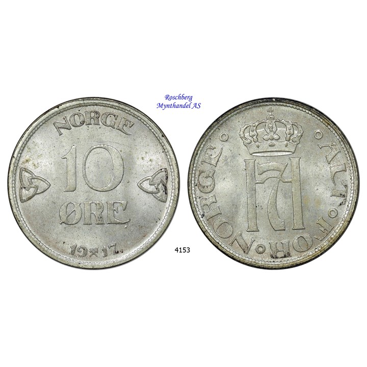 10 Øre 1917 Kv 0